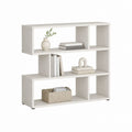 Bücherregal Weiß aus Spanplatte mit Melaminbeschichtung 120 x 30 x 120 cm