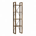 Bücherregal Standregal Braun aus massivem Akazienholz rechteckig 60 x 30 x 180 cm