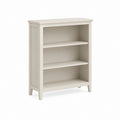 Bücherregal Weiß MDF Rechteckig 80 x 30 x 120 cm