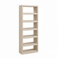 Bücherregal Standregal Eiche hell Spanplatte rechteckig 60 x 30 x 180 cm